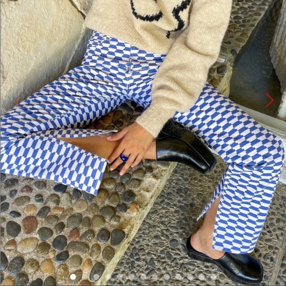 Lisa Says Gah printed jeans